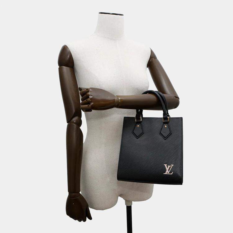 مملوكة مسبقًا Louis Vuitton Sac Plat BB Noir Epi Leather Handbag
