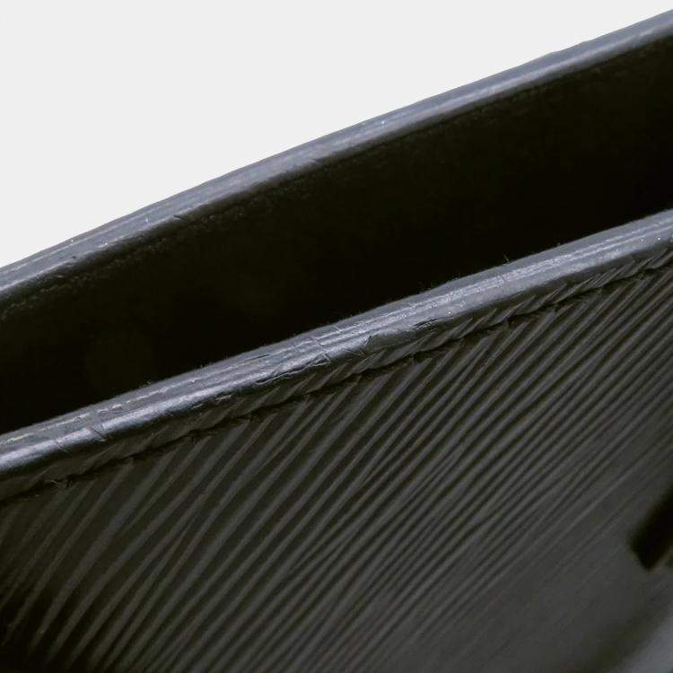 مملوكة مسبقًا Louis Vuitton Sac Plat BB Noir Epi Leather Handbag