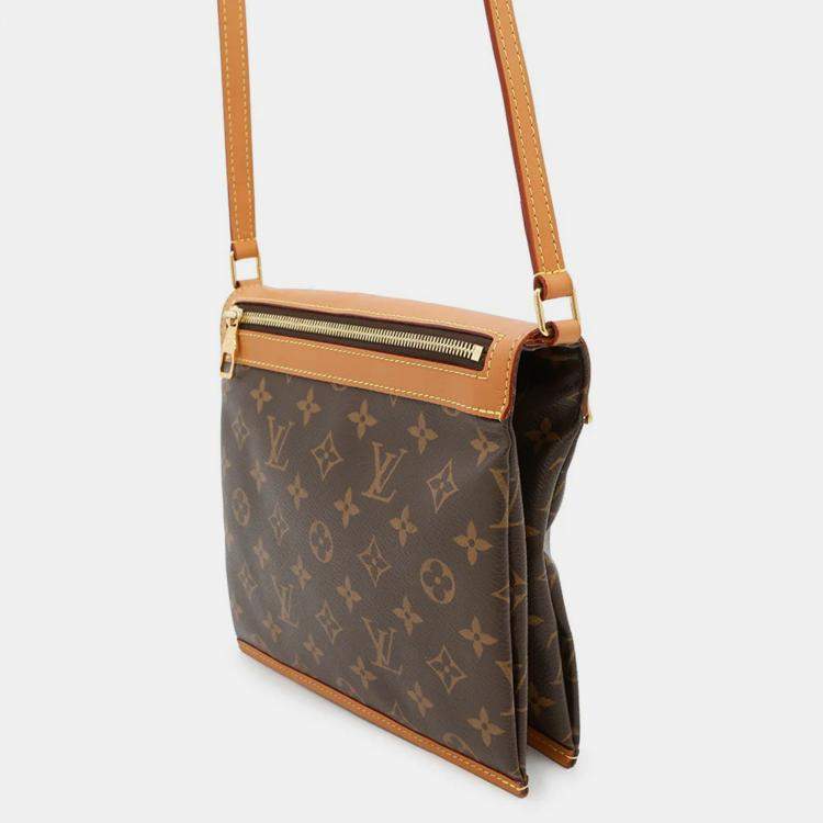 Pre Owned Louis Vuitton Saumur PM Brown Monogram Messenger Bag