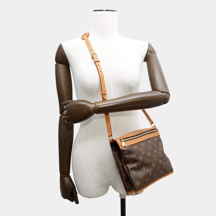 Pre Owned Louis Vuitton Saumur PM Brown Monogram Messenger Bag