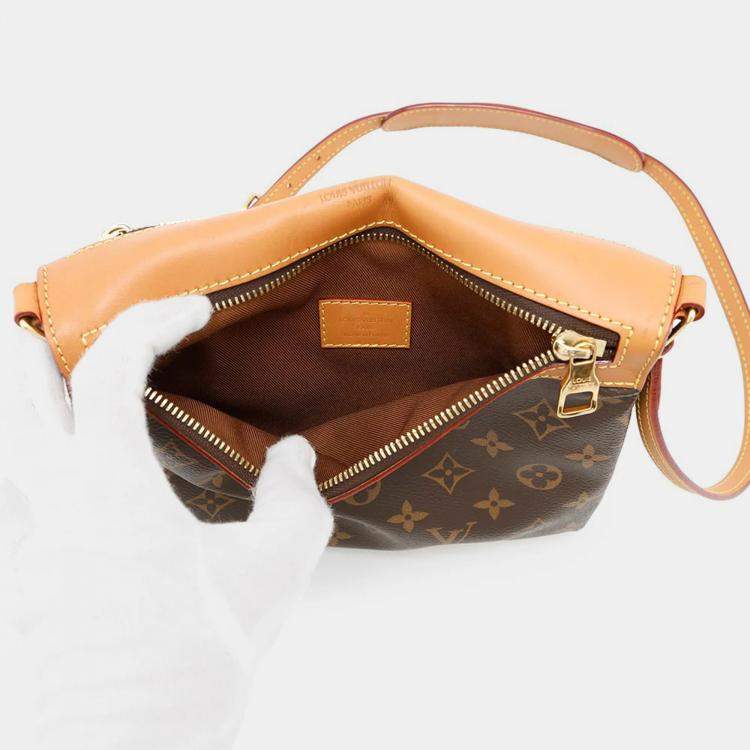 Pre Owned Louis Vuitton Saumur PM Brown Monogram Messenger Bag
