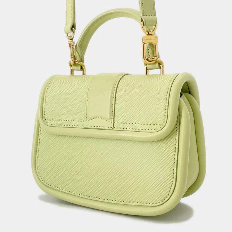 Pre Owned Louis Vuitton Hyde And City Vert Note Epi Leather Shoulder Bag
