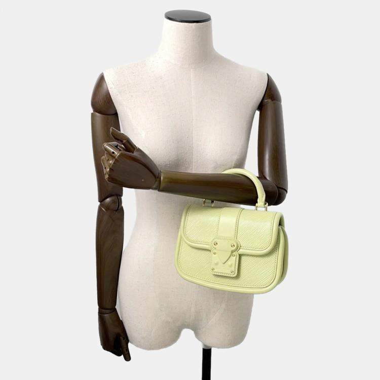 Pre Owned Louis Vuitton Hyde And City Vert Note Epi Leather Shoulder Bag