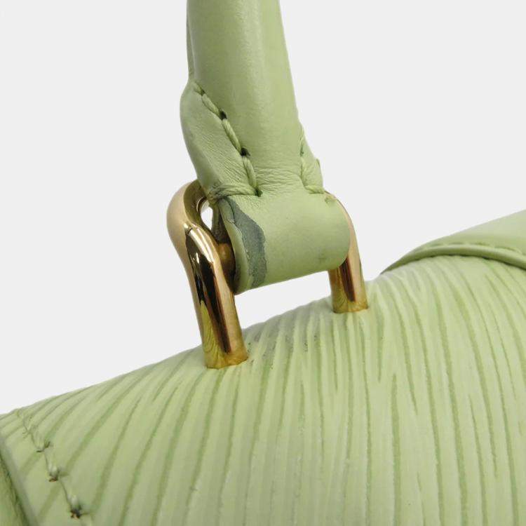 Pre Owned Louis Vuitton Hyde And City Vert Note Epi Leather Shoulder Bag