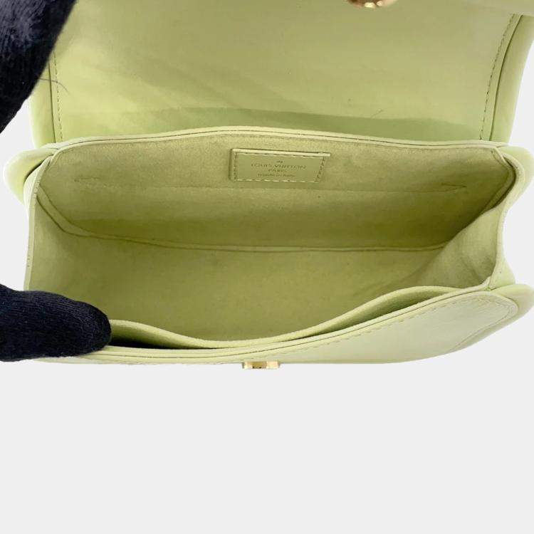 Pre Owned Louis Vuitton Hyde And City Vert Note Epi Leather Shoulder Bag
