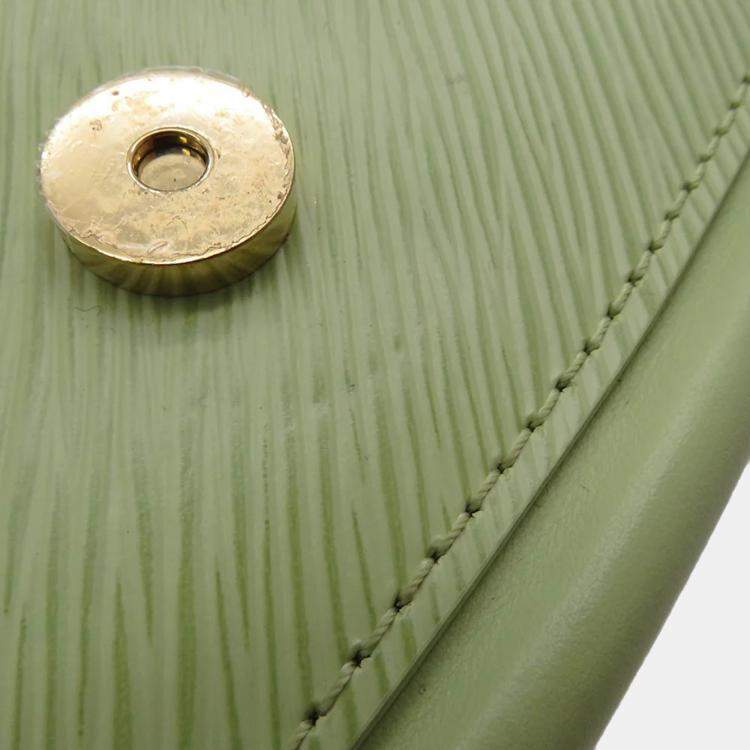 Pre Owned Louis Vuitton Hyde And City Vert Note Epi Leather Shoulder Bag