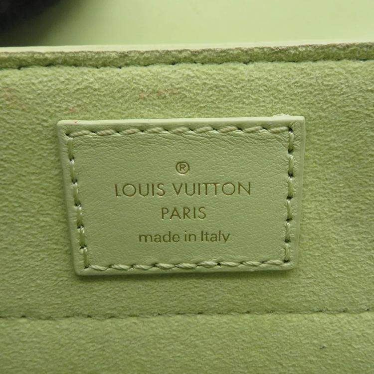 Pre Owned Louis Vuitton Hyde And City Vert Note Epi Leather Shoulder Bag