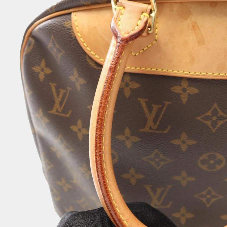 مملوكة مسبقًا Louis Vuitton Deauville Bowling Vanity Handbag Monogram Canvas