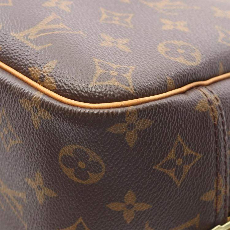 مملوكة مسبقًا Louis Vuitton Deauville Bowling Vanity Handbag Monogram Canvas