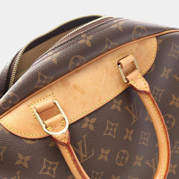 مملوكة مسبقًا Louis Vuitton Deauville Bowling Vanity Handbag Monogram Canvas
