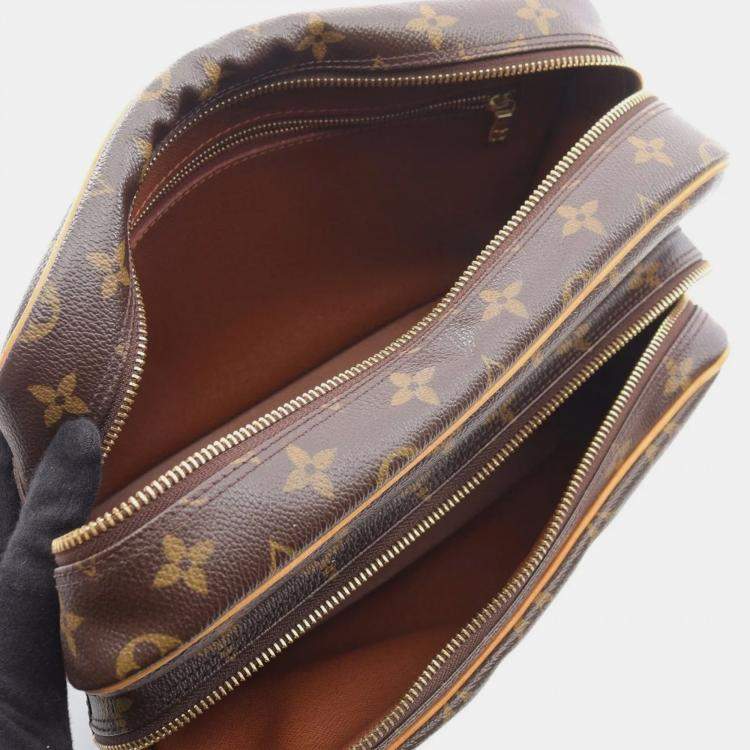 Pre Owned Louis Vuitton Nile Crossbody Shoulder Bag Monogram Canvas