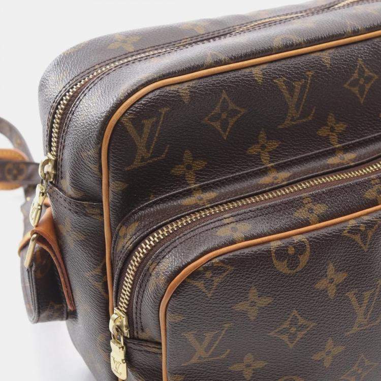 Pre Owned Louis Vuitton Nile Crossbody Shoulder Bag Monogram Canvas