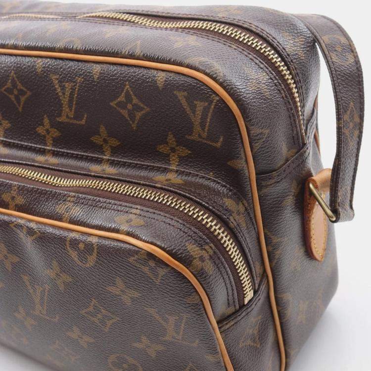 Pre Owned Louis Vuitton Nile Crossbody Shoulder Bag Monogram Canvas