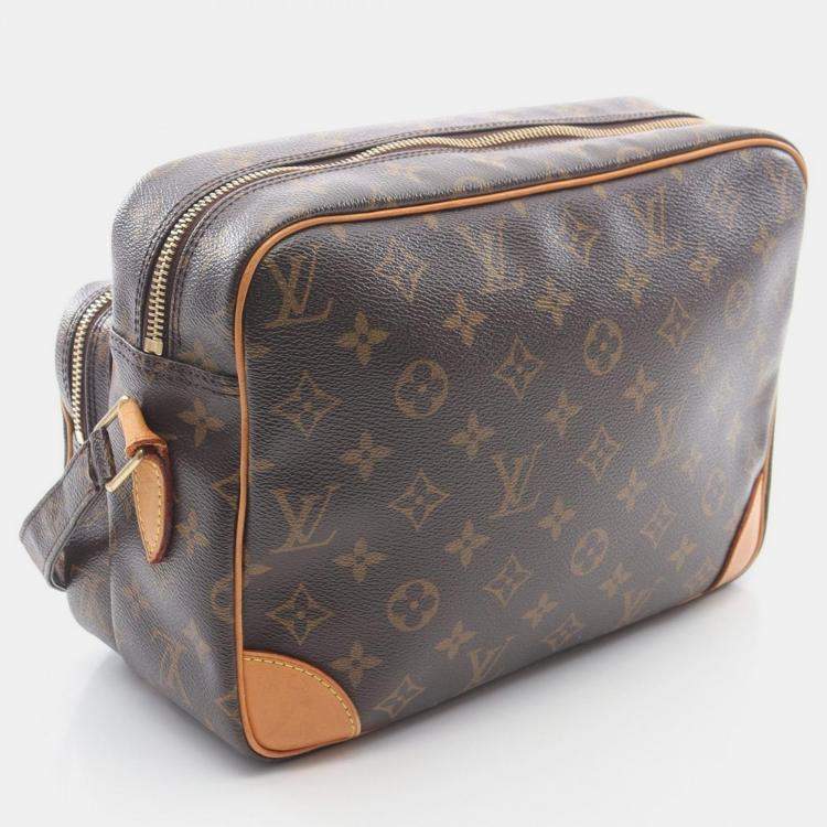 Pre Owned Louis Vuitton Nile Crossbody Shoulder Bag Monogram Canvas