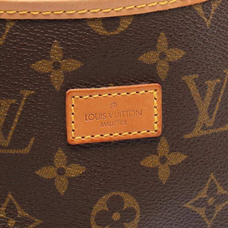 Pre Owned Louis Vuitton Samuel 35 Crossbody Shoulder Bag Monogram Canvas Brown