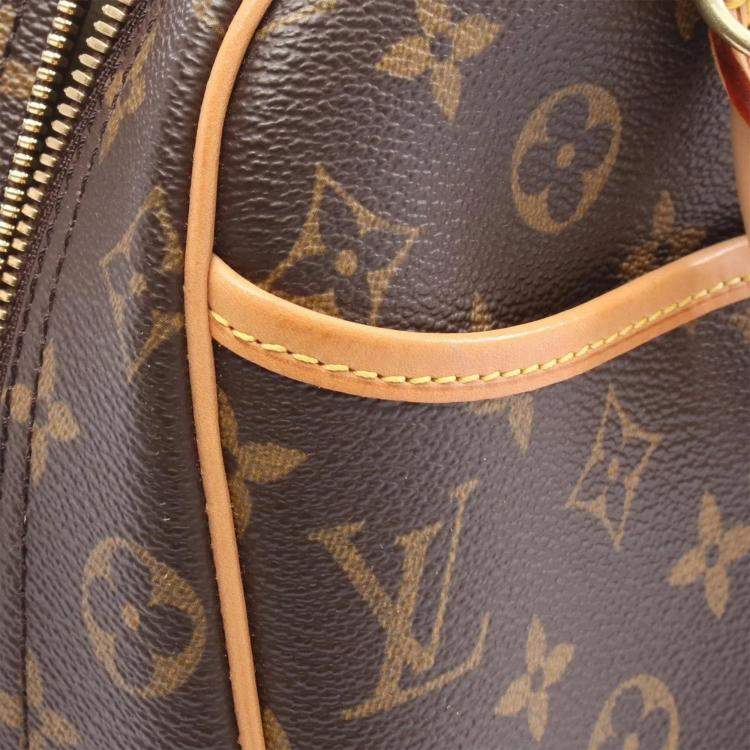 مملوكة مسبقًا Louis Vuitton Trouville Handbag Monogram Canvas Leather Brown