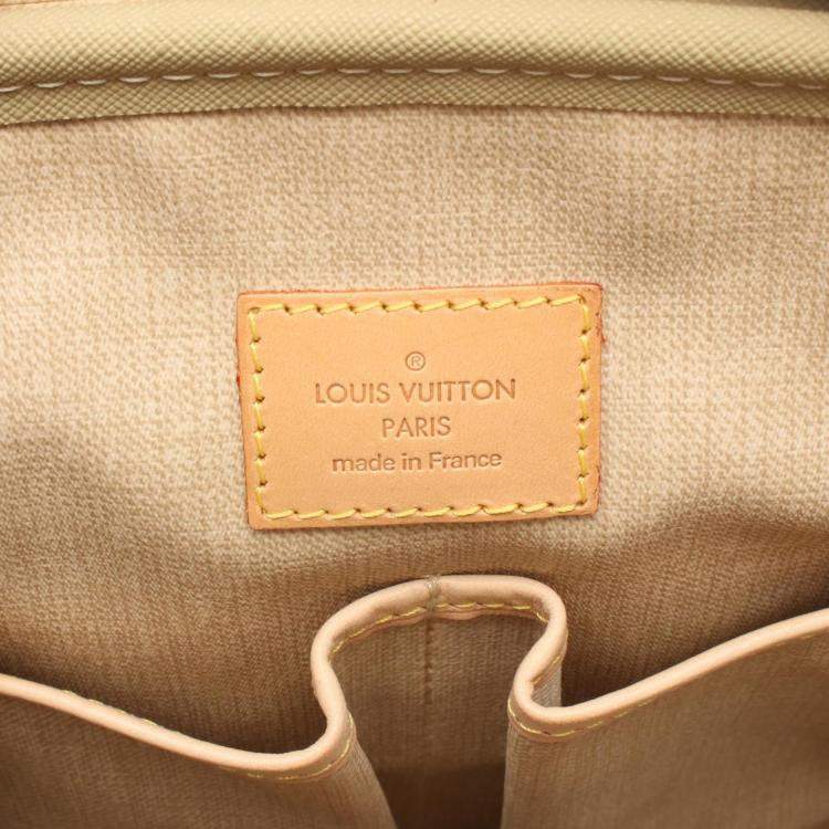مملوكة مسبقًا Louis Vuitton Trouville Handbag Monogram Canvas Leather Brown