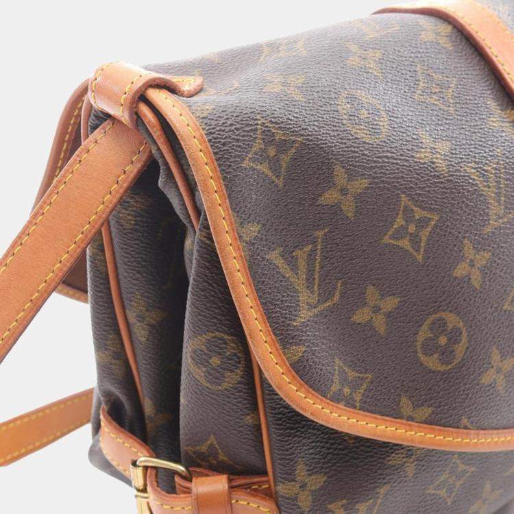 مملوكة مسبقًا Louis Vuitton Saumur 30 Crossbody Shoulder Bag Monogram Canvas