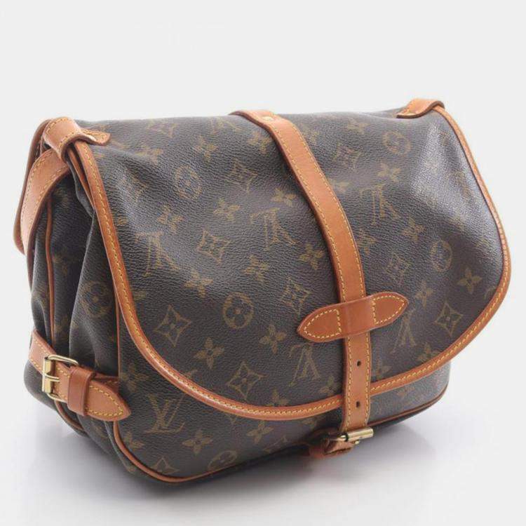 مملوكة مسبقًا Louis Vuitton Saumur 30 Crossbody Shoulder Bag Monogram Canvas