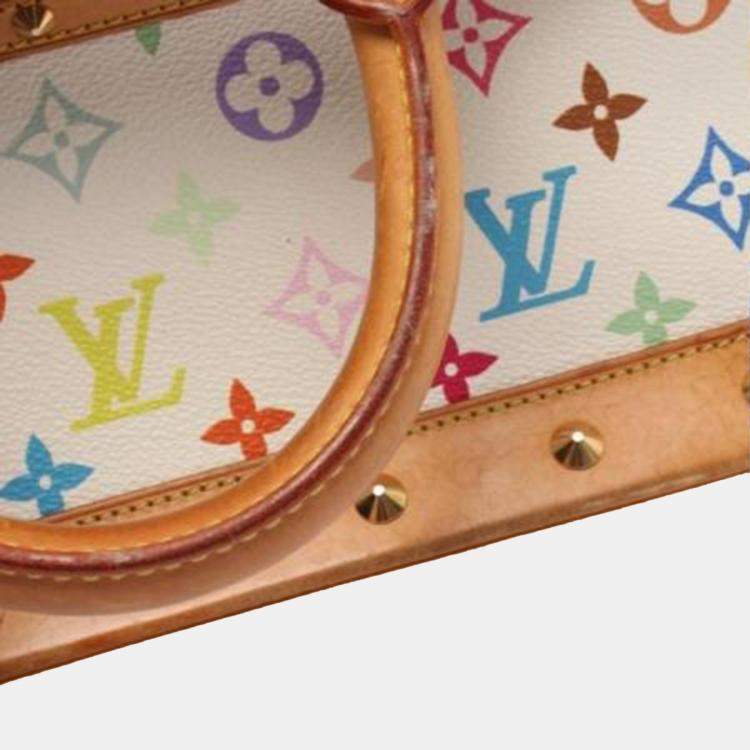 Pre Owned Louis Vuitton Alma Monogrammulticolor Blanc