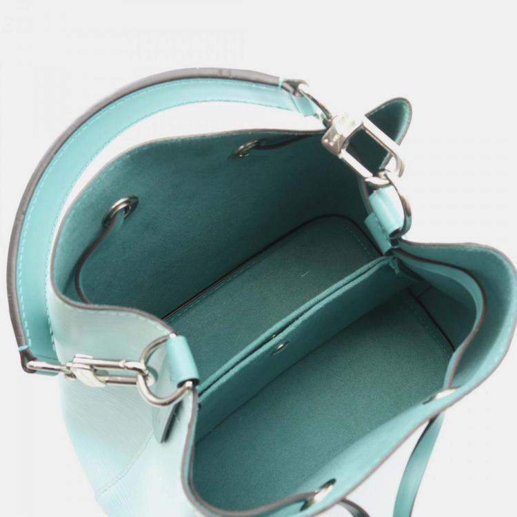 Pre Owned Louis Vuitton Neo Noe Bb Shoulder Handbag Epi Leather Seaside Blue