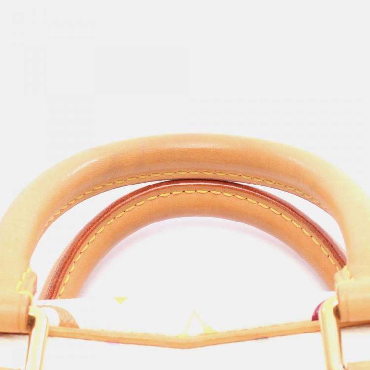 Pre Owned Louis Vuitton Trouville Handbag Monogram Multicolore Canvas Leather