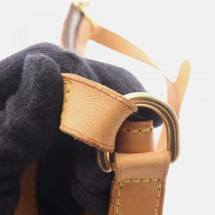 Pre Owned Louis Vuitton Odeon Mm Shoulder Bag Monogram Canvas Brown