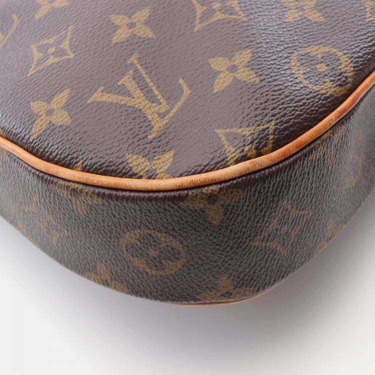 Pre Owned Louis Vuitton Odeon Mm Shoulder Bag Monogram Canvas Brown