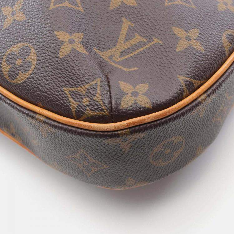 Pre Owned Louis Vuitton Odeon Mm Shoulder Bag Monogram Canvas Brown
