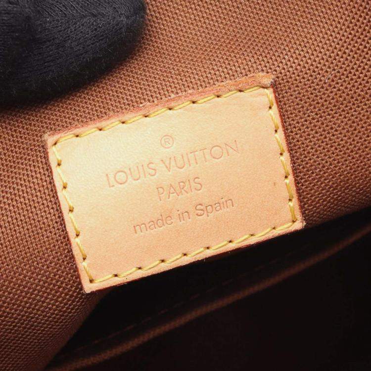 Pre Owned Louis Vuitton Odeon Mm Shoulder Bag Monogram Canvas Brown