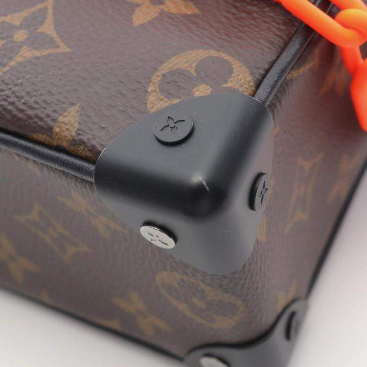 Pre Owned Louis Vuitton Mini Soft Trunk Shoulder Bag Monogram Solar Ray Black