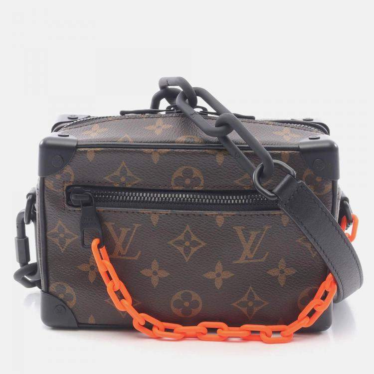Pre Owned Louis Vuitton Mini Soft Trunk Shoulder Bag Monogram Solar Ray Black