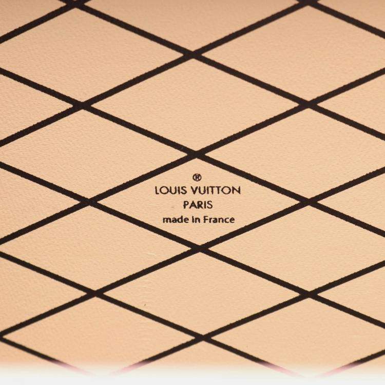 Pre Owned Louis Vuitton Petit Mar Shoulder Bag Monogram Leather Pink Brown