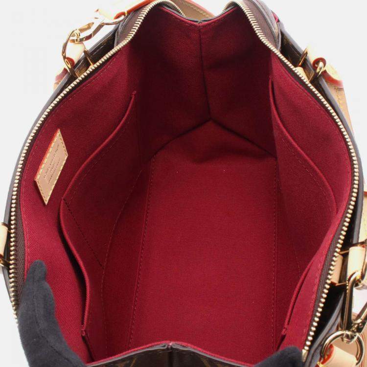 Pre Owned Louis Vuitton Petit Palais Pm Shoulder Tote Handbag Monogram