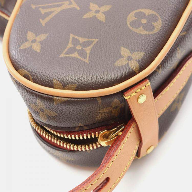 Pre Owned Louis Vuitton Sac Coeur Shoulder Bag Monogram Canvas Brown