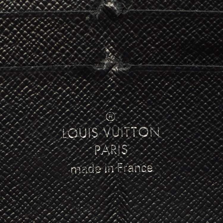 Pre Owned Louis Vuitton Black Epi Leather Zippy Wallet