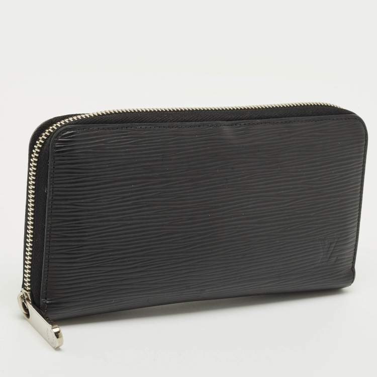 Pre Owned Louis Vuitton Black Epi Leather Zippy Wallet