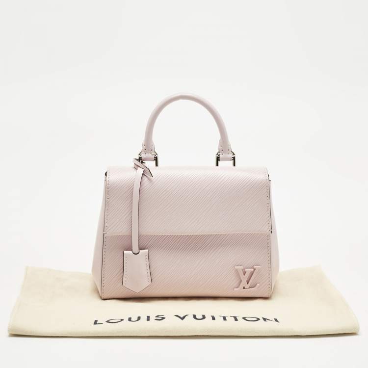 Pre Owned Louis Vuitton Guimauve Epi Leather Cluny Mini Bag