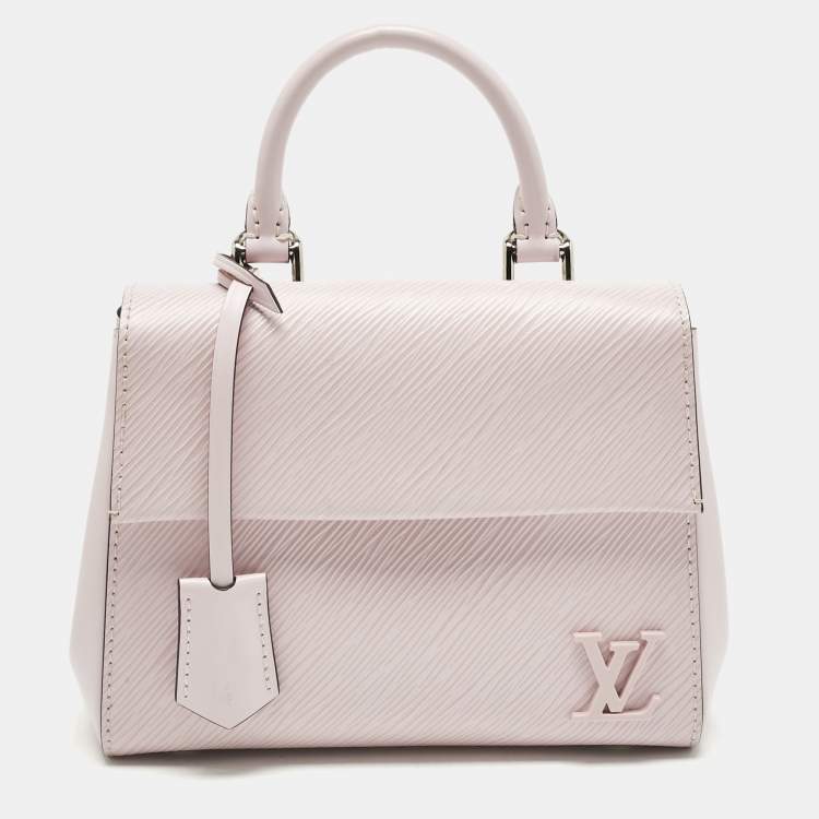 Pre Owned Louis Vuitton Guimauve Epi Leather Cluny Mini Bag