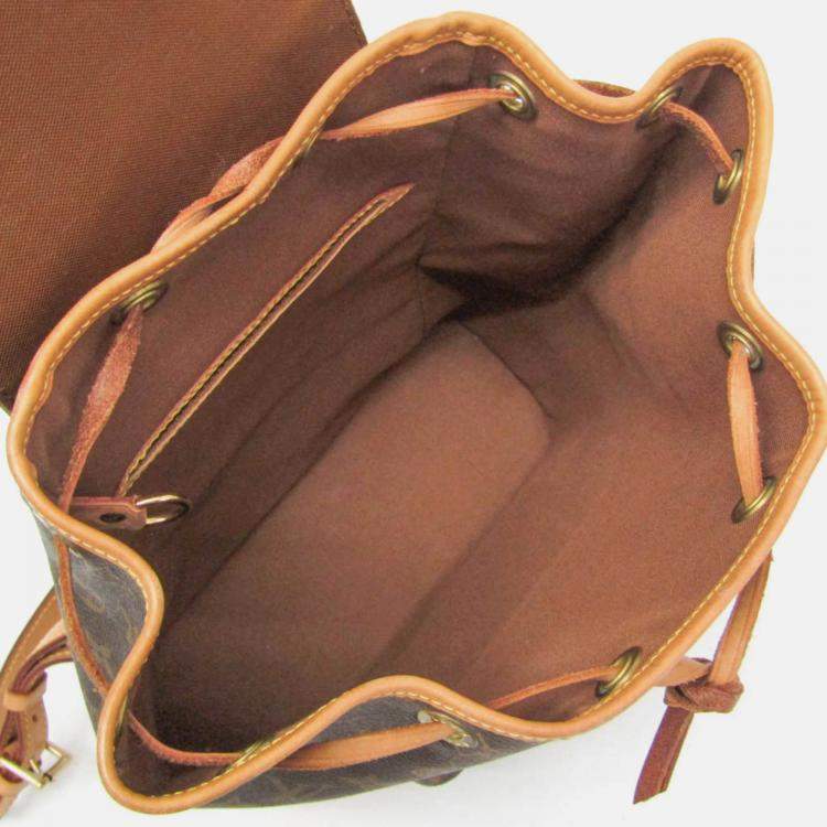 Pre Owned Louis Vuitton Montsouris MM Monogram Canvas Backpack