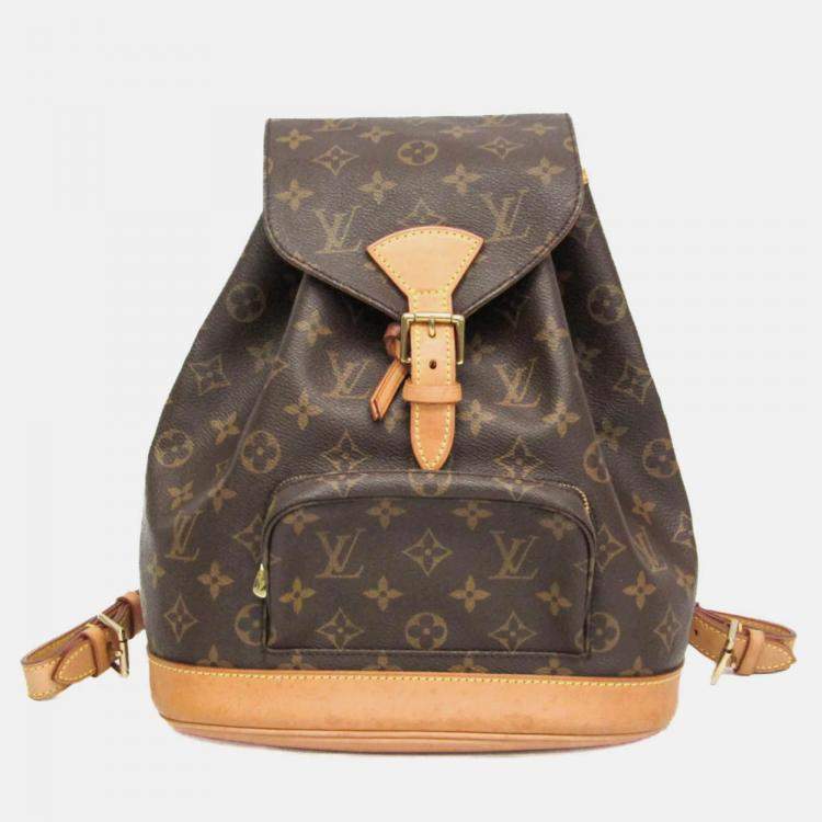 Pre Owned Louis Vuitton Montsouris MM Monogram Canvas Backpack