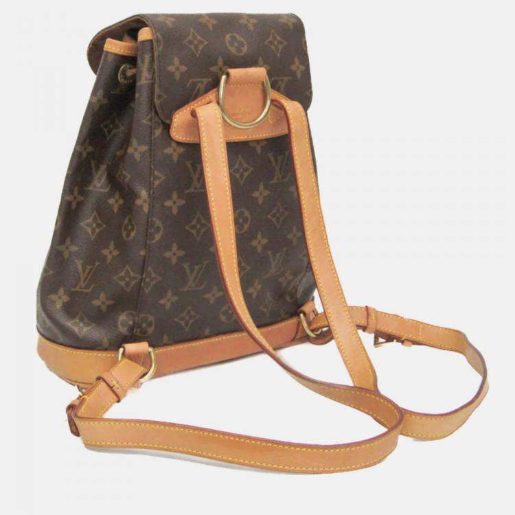 Pre Owned Louis Vuitton Montsouris MM Monogram Canvas Backpack