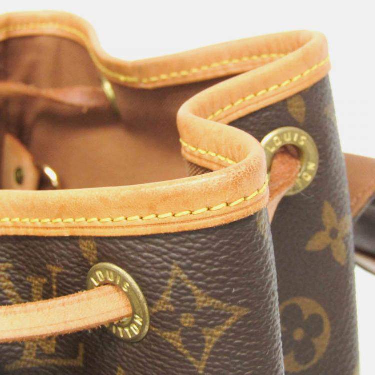 Pre Owned Louis Vuitton Montsouris MM Monogram Canvas Backpack