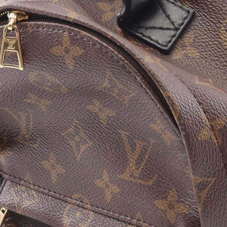 Pre Owned Louis Vuitton Brown Monogram Mini Palm Springs