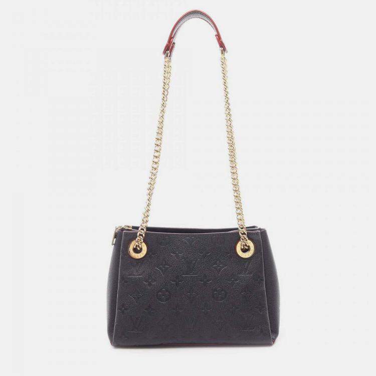 Pre Owned Louis Vuitton Navy Blue Monogram Empreinte Surene BB