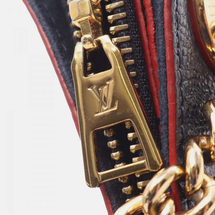 Pre Owned Louis Vuitton Navy Blue Monogram Empreinte Surene BB