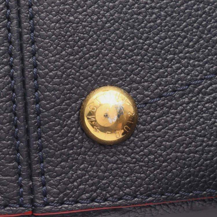 Pre Owned Louis Vuitton Navy Blue Monogram Empreinte Surene BB
