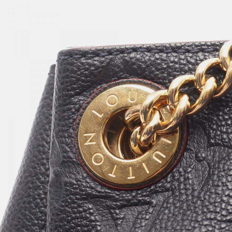 Pre Owned Louis Vuitton Navy Blue Monogram Empreinte Surene BB