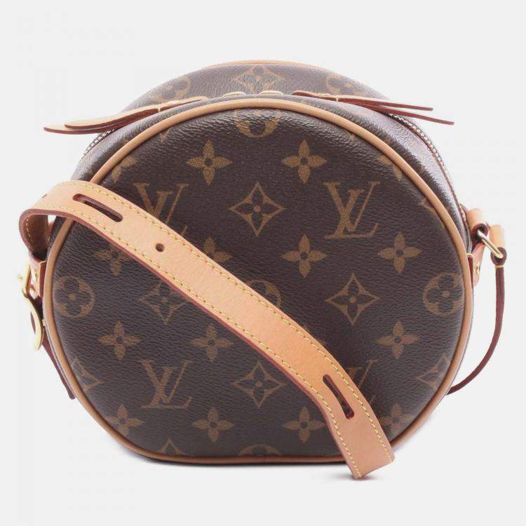 Pre Owned Louis Vuitton Brown Monogram Boite Chapeau Souple PM