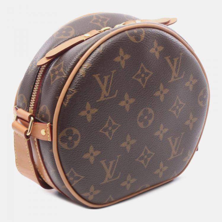 Pre Owned Louis Vuitton Brown Monogram Boite Chapeau Souple PM
